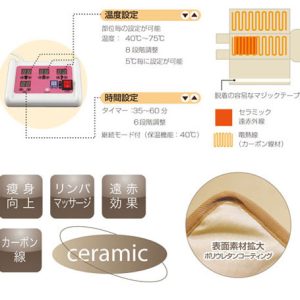 セラミックヒートマットCML605BS （3つ折タイプ）